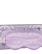 Crystallove Crystalized Silk Eye Mask Lilac Maska Za Spanje 1 kos