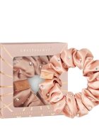 Crystallove Crystalized Silk Scrunchie Rose Gold Elastika Za Lase 1 kos