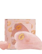 Crystallove Rose Quartz Gua Sha Selflove Set 1 kos