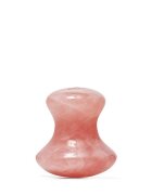 Crystallove Rose Quartz Mushroom Gua Sha Masažer Obraza 1 kos