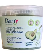 Daen Hot Waxes Creamy Pearl Wax Microwave Avocado Vosek Za Odstranjevanje Dlak Iz Obraza 100 g