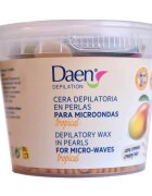 Daen Hot Waxes Creamy Pearl Wax Microwave Tropical Vosek Za Odstranjevanje Dlak Iz Obraza 100 g