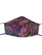 Tie-Me-Up! Silk Mask London Paisley Purple Maska Za Obraz 1 kos