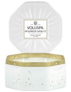 VOLUSPA Bourbon Vanille Octagon Tin Dišeča Sveča 340 g