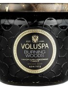 VOLUSPA Burning Woods Petite Jar Candle Dišeča Sveča 127 g