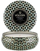 VOLUSPA French Linen 3 Wick Tin Candle Dišeča Sveča 340 g