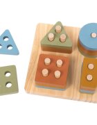 2Kids Toys Colourful Shape Sorter aktivnostna vstavljanka 12m+ 17 kos