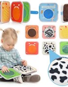 2Kids Toys Sensory Book Animals kontrastna izobraževalna knjiga 1 kos