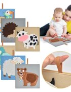 2Kids Toys Sensory Pictures Animals slikanica 6 kos