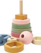 2Kids Toys Stacking Tower Toy natikanka z obročki 12m+ 1 kos