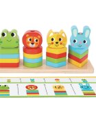 2Kids Toys Wooden Activity Toy Friends aktivnostna igrača iz lesa 18 m+ 27 kos