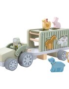 2Kids Toys Wooden Car with Animals komplet igrač iz lesa 2y+ 10 kos