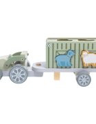 2Kids Toys Wooden Car with Animals komplet igrač iz lesa 2y+ 10 kos