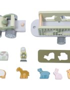 2Kids Toys Wooden Car with Animals komplet igrač iz lesa 2y+ 10 kos