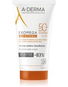 A-Derma Exomega Control Emollient Solar Cream zaščitna krema za obraz in telo SPF 50+ 150 ml