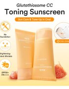 Abib Glutathiosome CC Sunscreen Toning Tube zaščitni tonirani fluid za obraz s posvetlitvenim učinkom SPF 50+ 50 ml