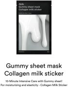 Abib Gummy Sheet Mask Collagen Milk Sticker vlažilna maska za obraz s pomirjajočim učinkom 27 ml