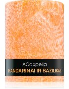ACappella Mandarin and Basil dišeča sveča 80 g
