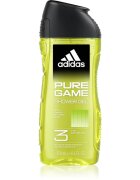 Adidas Pure Game gel za prhanje za obraz telo in lase 3v1 za moške 250 ml
