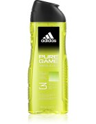 Adidas Pure Game gel za prhanje za obraz telo in lase 3v1 za moške 400 ml