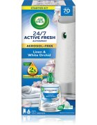 Air Wick Active Fresh Linen & White Orchid avtomatski osvežilec zraka s polnilom 228 ml