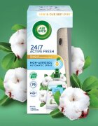 Air Wick Active Fresh Linen & White Orchid avtomatski osvežilec zraka s polnilom 228 ml