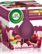 Air Wick Essential Oil Mountain Berry Blossom dišeča sveča 105 g