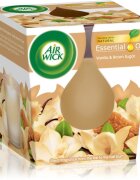 Air Wick Essential Oil Vanilla & Brown Sugar dišeča sveča 105 g