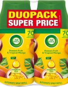 Air Wick Freshmatic Passion Fruit & Tropical Mango osvežilec zraka nadomestno polnilo z vonjem DUO 2x250 ml