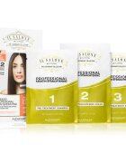Alfaparf Milano Il Salone Milano Straightening Kit gladilna nega za občutljive lase Illuminating Linseed Oil 1 kos