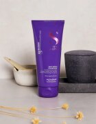 Alfaparf Milano Semi di Lino Blonde vijoličen balzam za blond lase in lase s prameni 200 ml