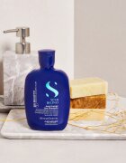 Alfaparf Milano Semi di Lino Brunette šampon za toniranje za nevtralizacijo medeninastih podtonov 250 ml