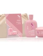Alfaparf Milano Semi di Lino Moisture Duo Kit darilni set za suhe lase