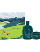 Alfaparf Milano Semi di Lino Reconstruction Holiday Kit darilni set za poškodovane lase 3 kos