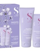 Alfaparf Milano Semi di Lino Smooth Minisize Kit potovalni set za kozmetiko za neobvladljive lase