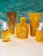 Alfaparf Milano Semi di Lino Sunshine After Sun Hydra Cream vlažilna krema za obraz in telo po sončenju 200 ml