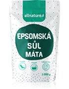 Allnature Epsom salt Mint sol za kopel 1000 g