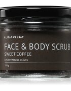 Almara Soap Face & Body Scrub sladkorni piling za telo in obraz z vonjem Sweet Coffee 110 g