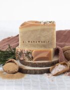 Almara Soap Natural Peeling Walnut naravno trdo milo s piling učinkom 90 g
