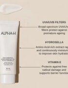 Alpha-H Daily Essential dnevna vlažilna krema SPF 50+ 50 ml