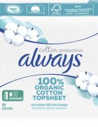 Always Cotton Protection Normal vložki brez dodanih dišav 11 kos
