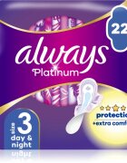 Always Platinum Night Size 3 vložki za noč 22 kos