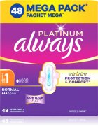 Always Platinum Normal Size 1 vložki s krilci 48 kos