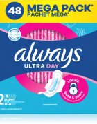 Always Ultra Super Size 2 vložki s krilci 48 kos