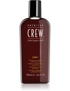 American Crew Hair & Body 3-IN-1 šampon balzam in gel za prhanje 3v1 za moške 250 ml