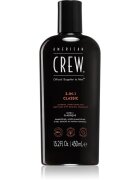 American Crew Hair & Body 3-IN-1 šampon balzam in gel za prhanje 3v1 za moške 450 ml