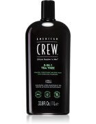 American Crew Hair & Body 3-IN-1 Tea Tree šampon balzam in gel za prhanje 3v1 za moške 1000 ml