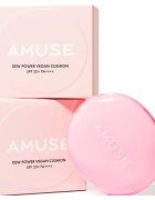 AMUSE Dew Power Vegan Cushion dolgoobstojni tekoči puder v gobici za posvetlitev in zgladitev kože odtenek 1.5 Natural 15 g