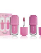 AMUSE Jel-Fit Tint Mini Duo set vlažilnih sijajev za ustnice odtenek Cool Tone 2x1.5 ml