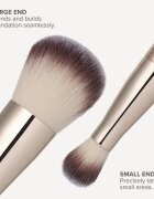 Anastasia Beverly Hills Impeccable Foundation & Face Brush obojestranski univerzalen make-up čopič 1 kos